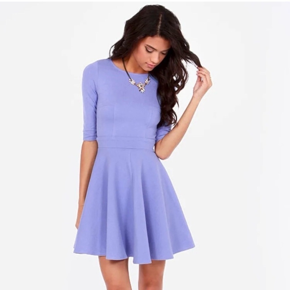 Lulu's Lavender Mini Dress